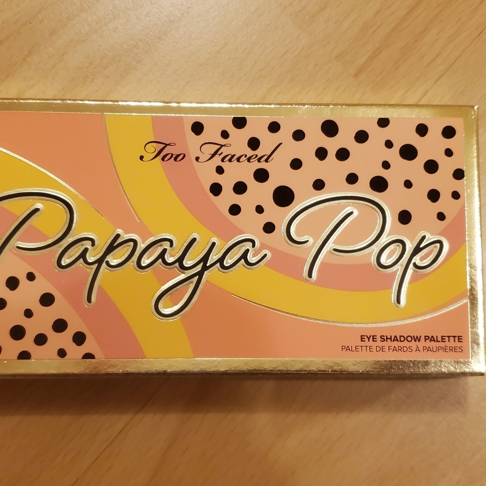 Brand New Too Faced Papaya Pop Eyeshadow Palette